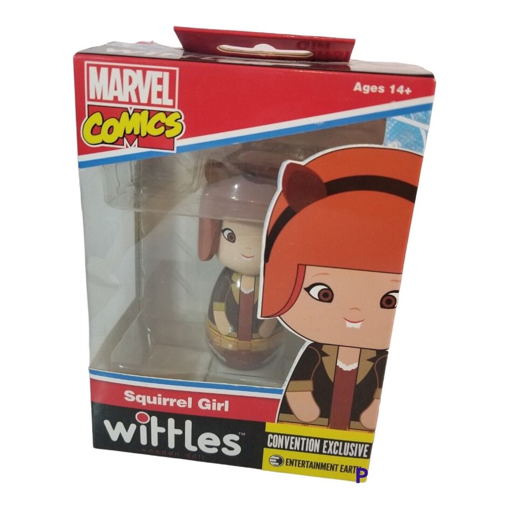 DC Comics Wittles Squirrel Girl Convention Exclusive Justice League Wood Doll